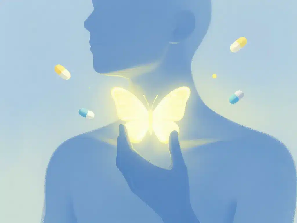 récupération post ablation thyroide symbolique