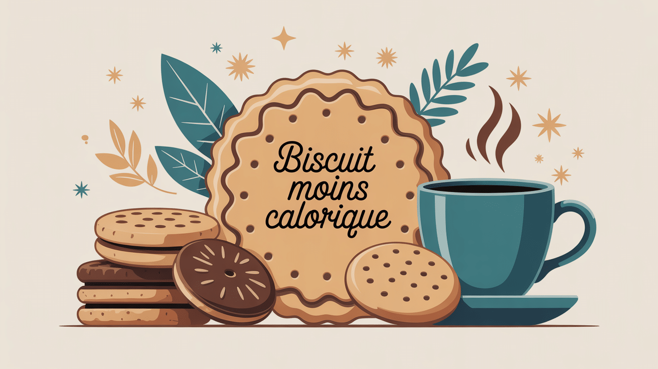 biscuit moins calorique avec café et biscuits sains
