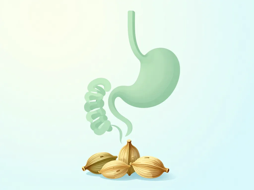 diagramme cardamome bienfaits the ou tisane système digestif