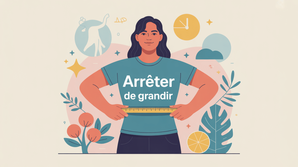 illustration medicale comment arreter de grandir