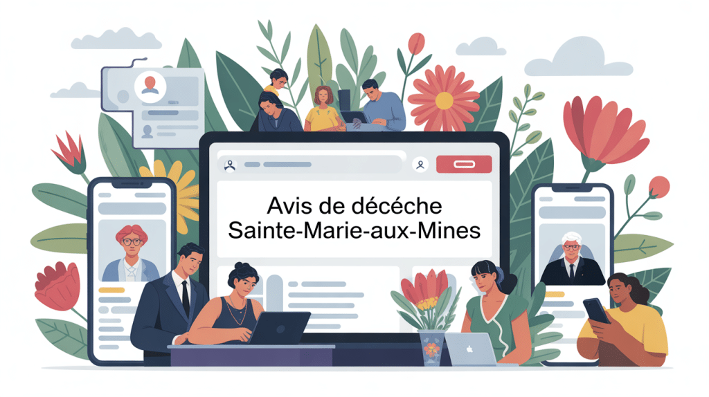 recherche des derniers avis de décès à Sainte-Marie-aux-Mines illustration