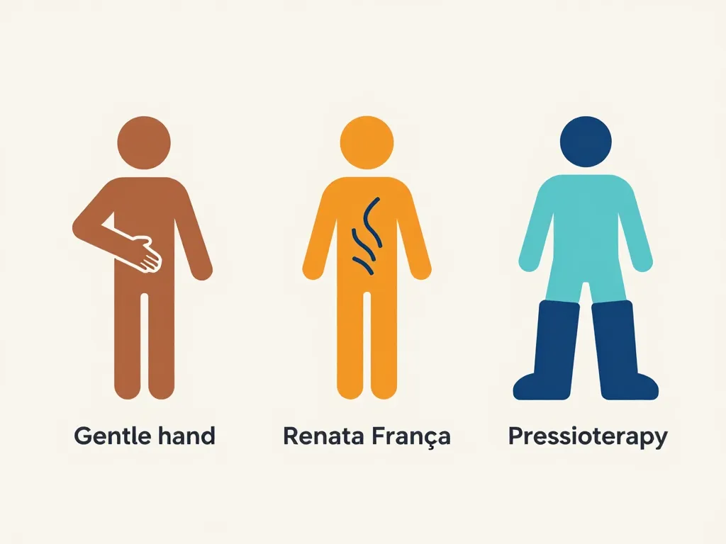 Diagramme types drainage lymphatique perte de poids