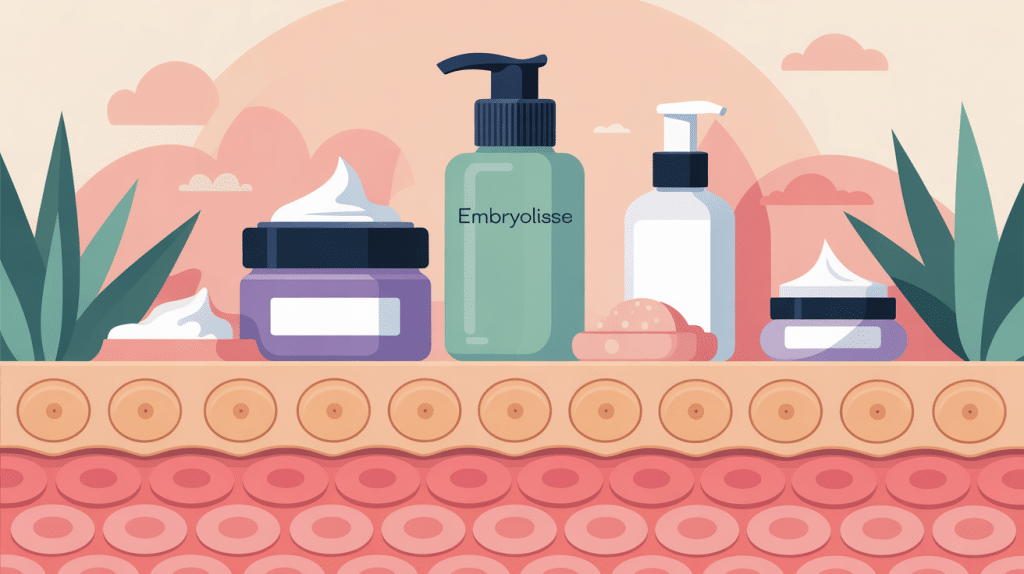 Embryolisse avis dermatologue illustration vectorielle crème