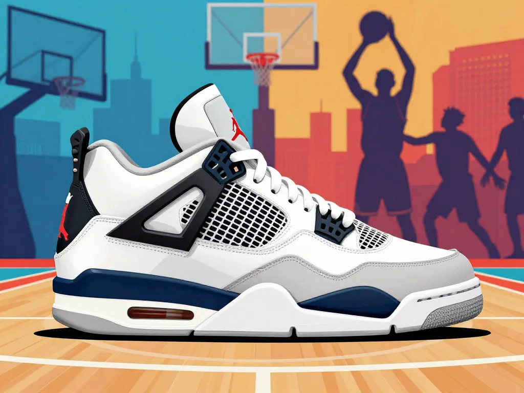 Jordan 4 Air Retro design éléments iconiques