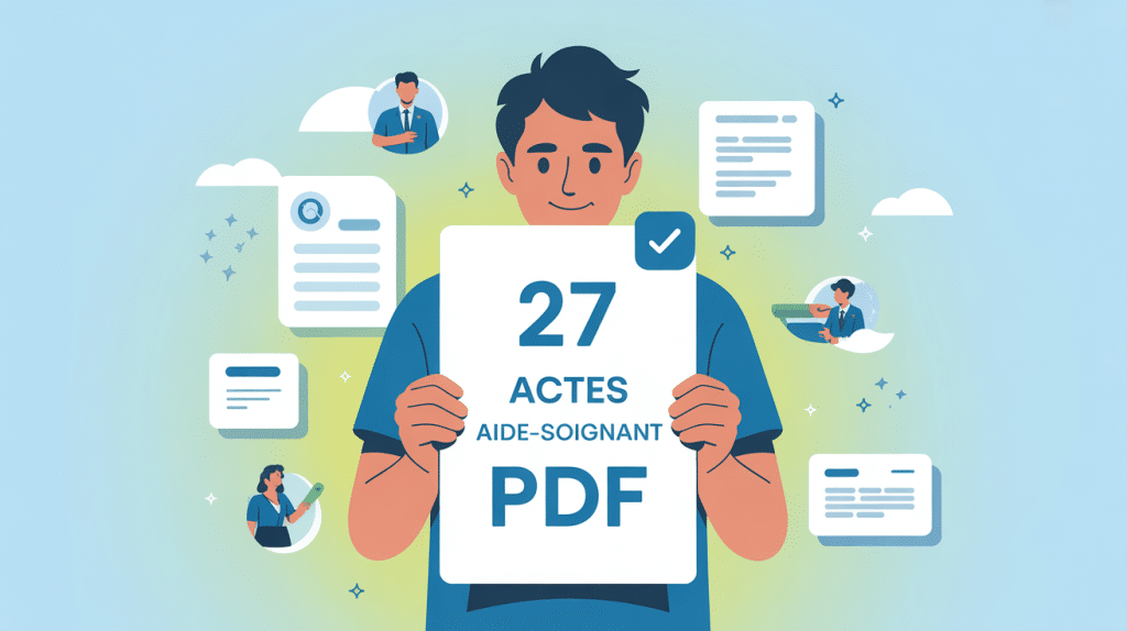 liste 27 nouveaux actes aide-soignant pdf image soignant réglementaire