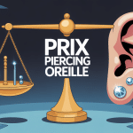 piercing oreille prix balance et choix de bijoux