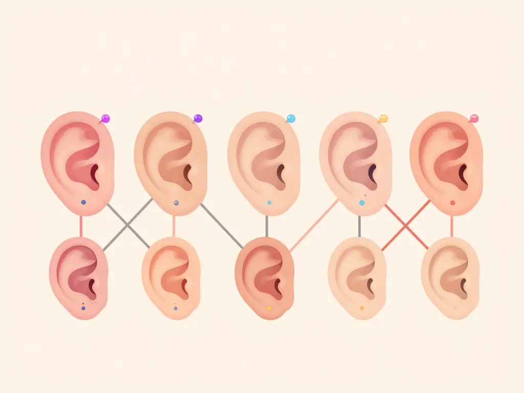 piercing oreille prix comparaison zones et types