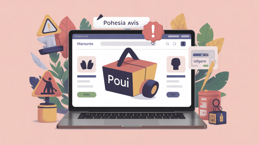 Pohesia avis illustration fiabilité boutique en ligne et retours clients