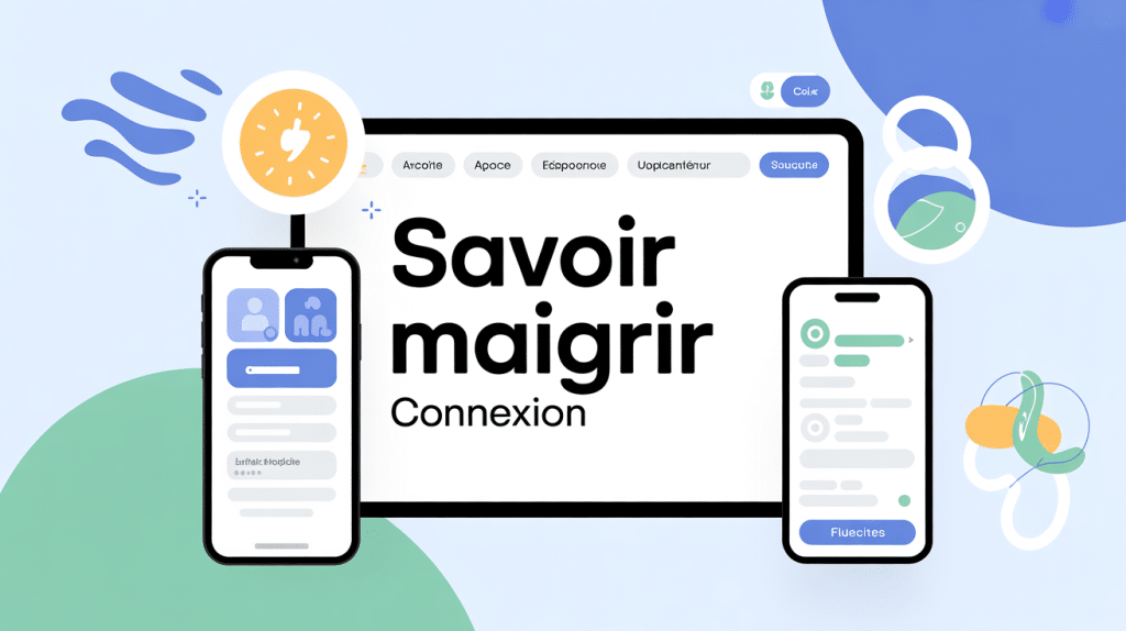 Illustration accès espace membre savoir maigrir connexion