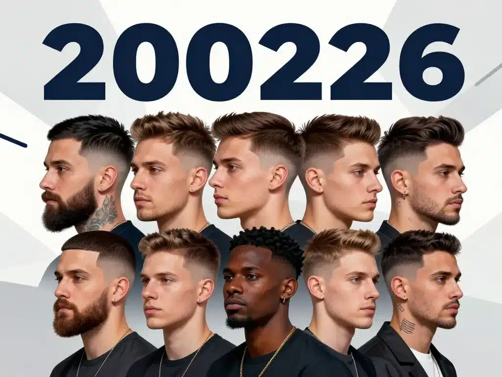 tendance coupe homme court fade crop classiques moderne