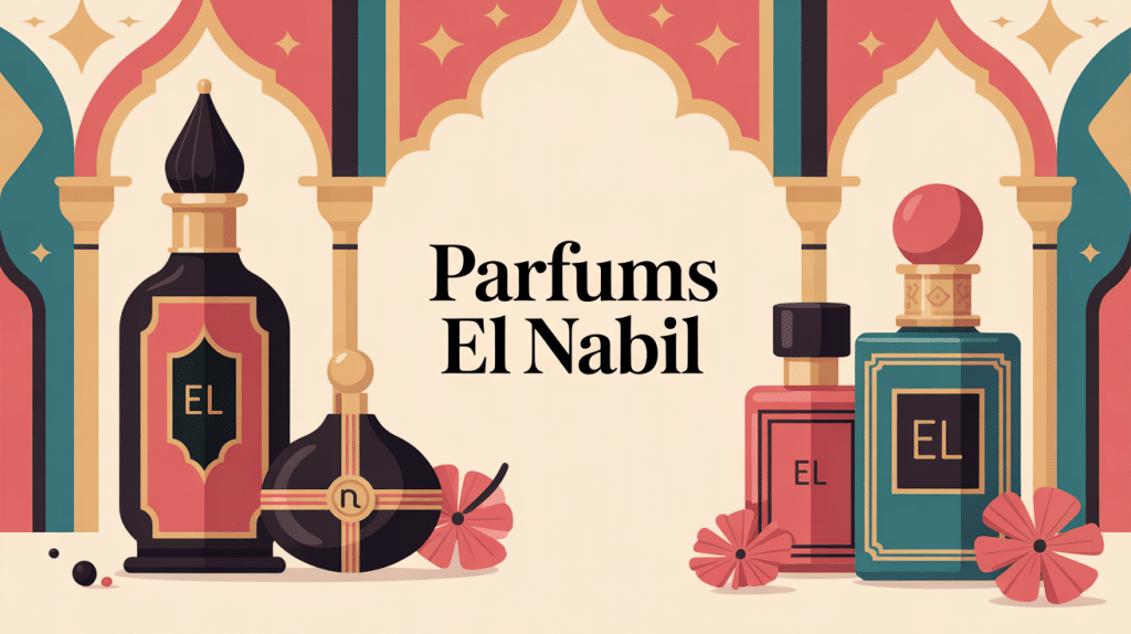 illustration univers el nabil parfums orientaux franco-oriental