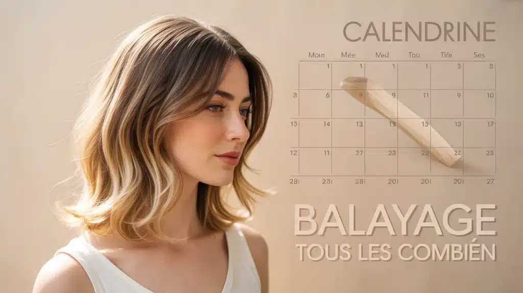 balayage tous les combien, femme profil, reflets lumineux