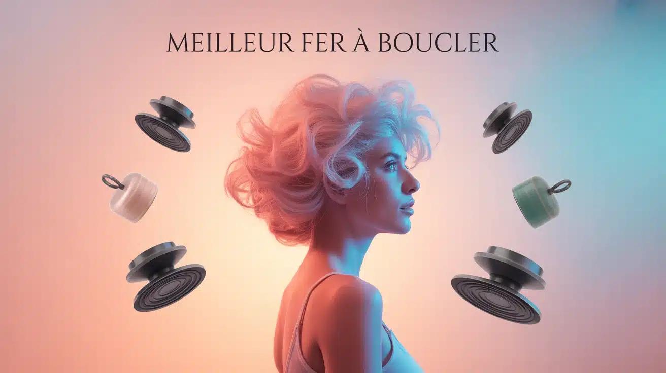 meilleur fer à boucler illustration cheveux bouclés