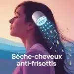 meilleur sèche-cheveux anti frisottis femme ions