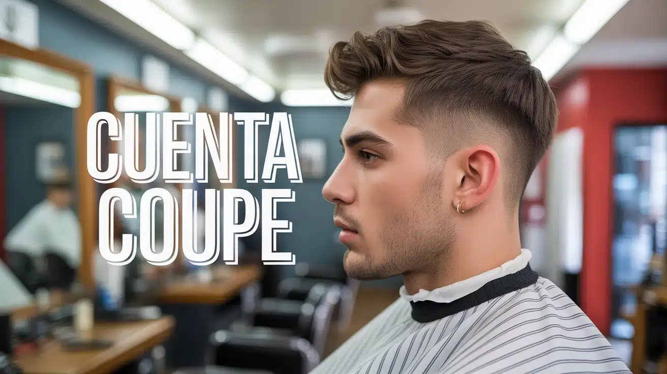 taper cuenta coupe profil dégradé nuque V