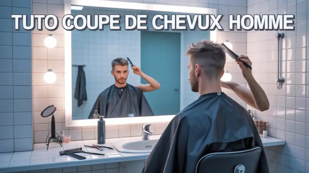 tutos coupe de cheveux homme dégradé miroir