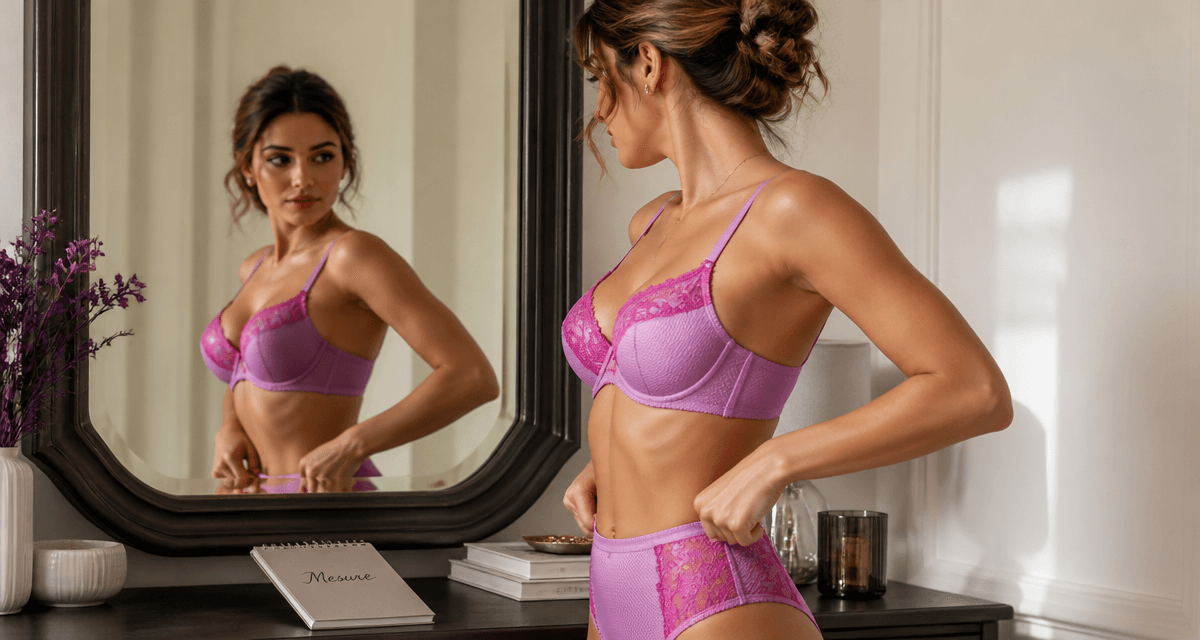 calculer sa taille de poitrine ideale femme miroir