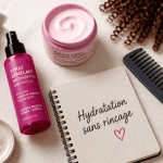 comment hydrater ses cheveux sans rinçage, produits et accessoires