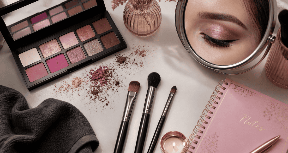 comment mettre du fard à paupières avec pinceaux et palette