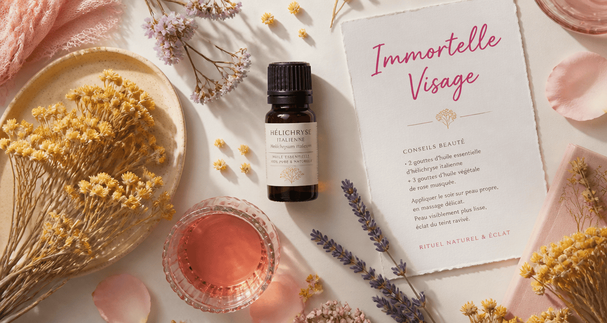 huile essentielle hélichryse visage avis composition beauté