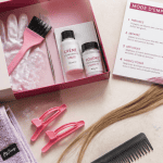 meilleur kit balayage maison flat lay