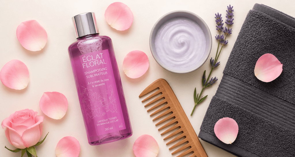 meilleur shampoing dermite séborrhéique flacon peigne serviette