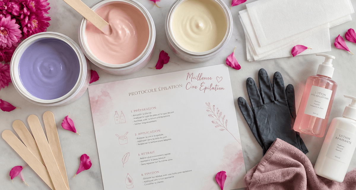 meilleure cire épilation professionnelle pots et accessoires