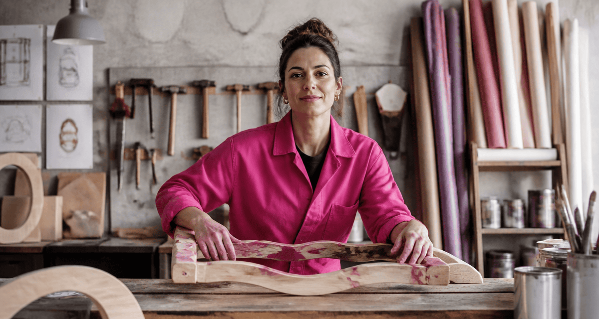 métier manuel pour femme artisane en atelier