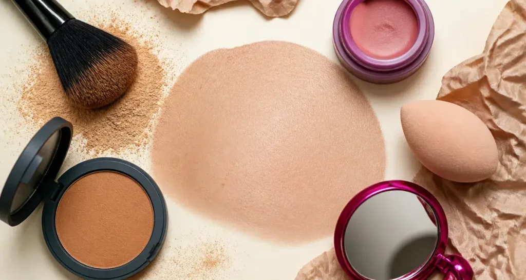 Appliquer bronzer et blush : teint sculpté sans effet masque