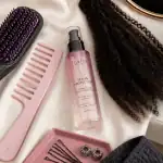brosse lissante cheveux crépus avec accessoires