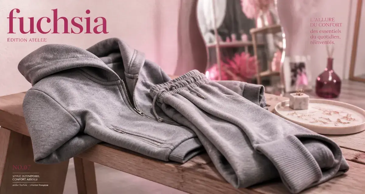 Ensemble de jogging pour femme : hoodie et pantalon confort urbain