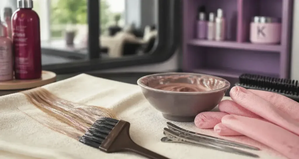 Foncer des mèches trop claires : patine brun-beige en salon, 4 techniques