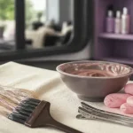 Foncer des mèches trop claires : patine brun-beige en salon, 4 techniques