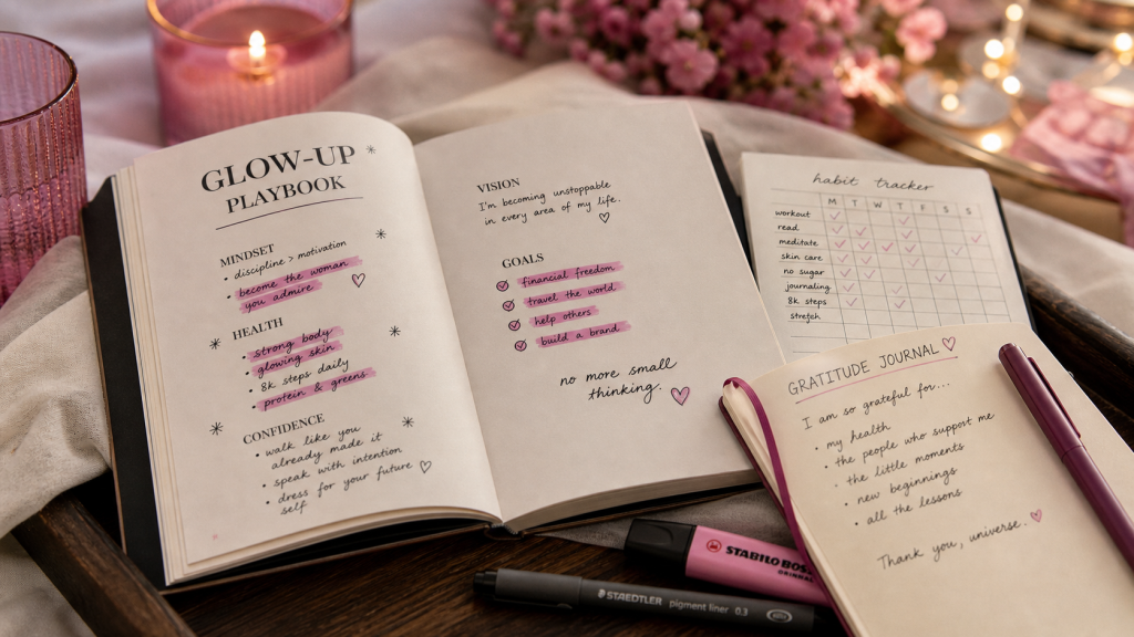 Livre glow up : 3 piliers pour transformer son mindset durablement