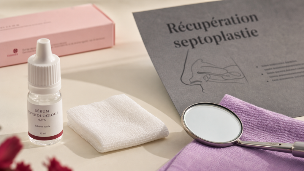 Nez bouché après septoplastie : sérum physiologique et récupération