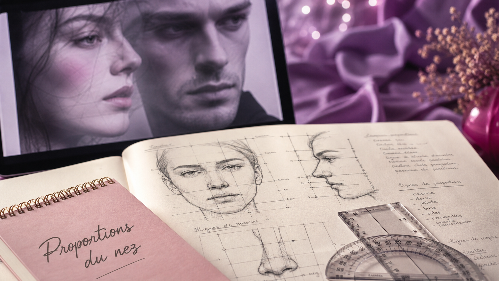 Nez parfait : proportions du nez et angle idéal pour le visage