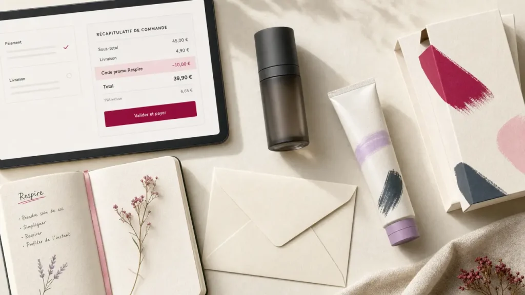 Code promo respire sur panier : 10 %, 15 % ou 20 %