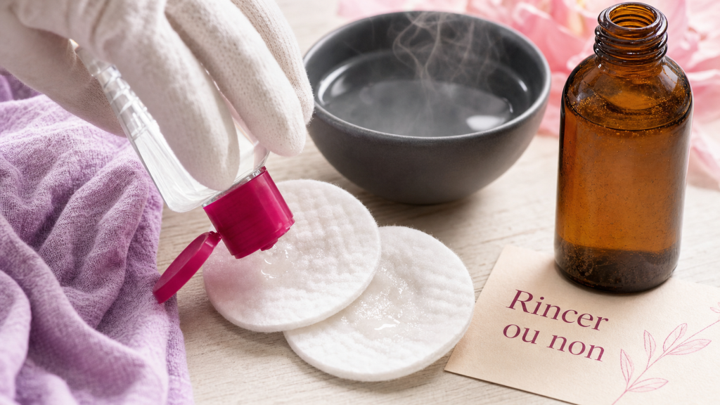 Faut il rincer l'eau micellaire : rincer ou non ?