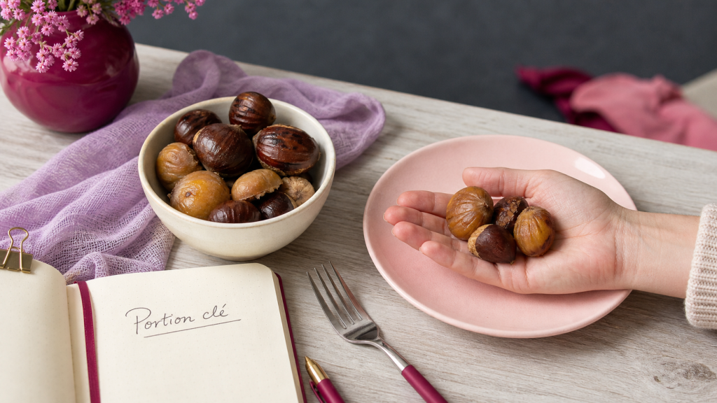 Les marrons font ils grossir ? Portion de marrons 80–120 g