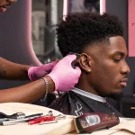Taper afro low-mid : dégradé propre sans raser à blanc