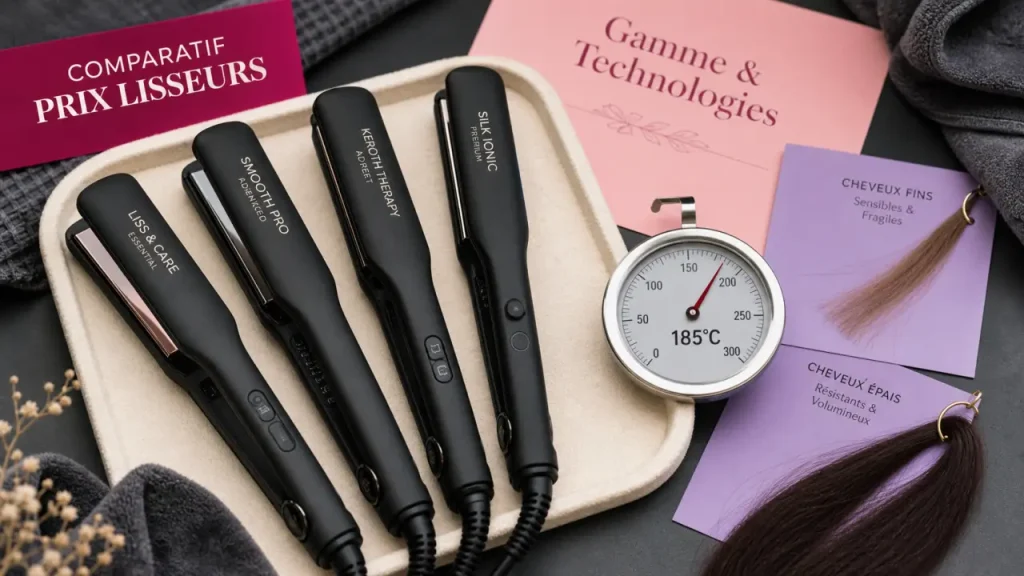 Lisseur GHD prix : comparatif de températures et modèles