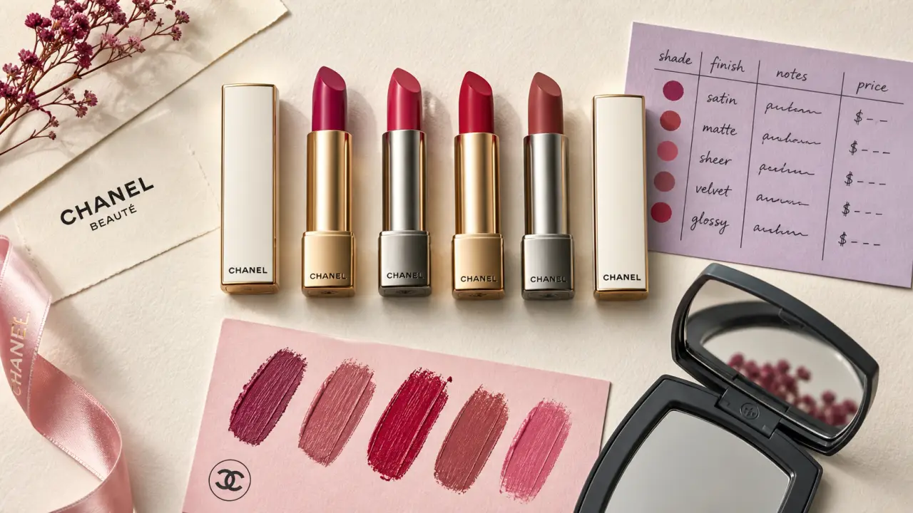 Rouge à lèvres Chanel prix : gammes, tarifs et teintes